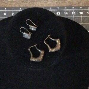 Elegant Silver Hoop Earrings